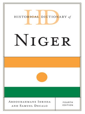 cover image of Historical Dictionary of Niger